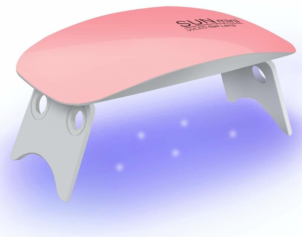 18W Mini Led Nail Lamp,PDGROW Upgrade Uv Resin Light with 90S Timer Small Portable Nail Dryer for Resin Curing and Gel Nails Polish ?Pink? Nail Polish Dryer