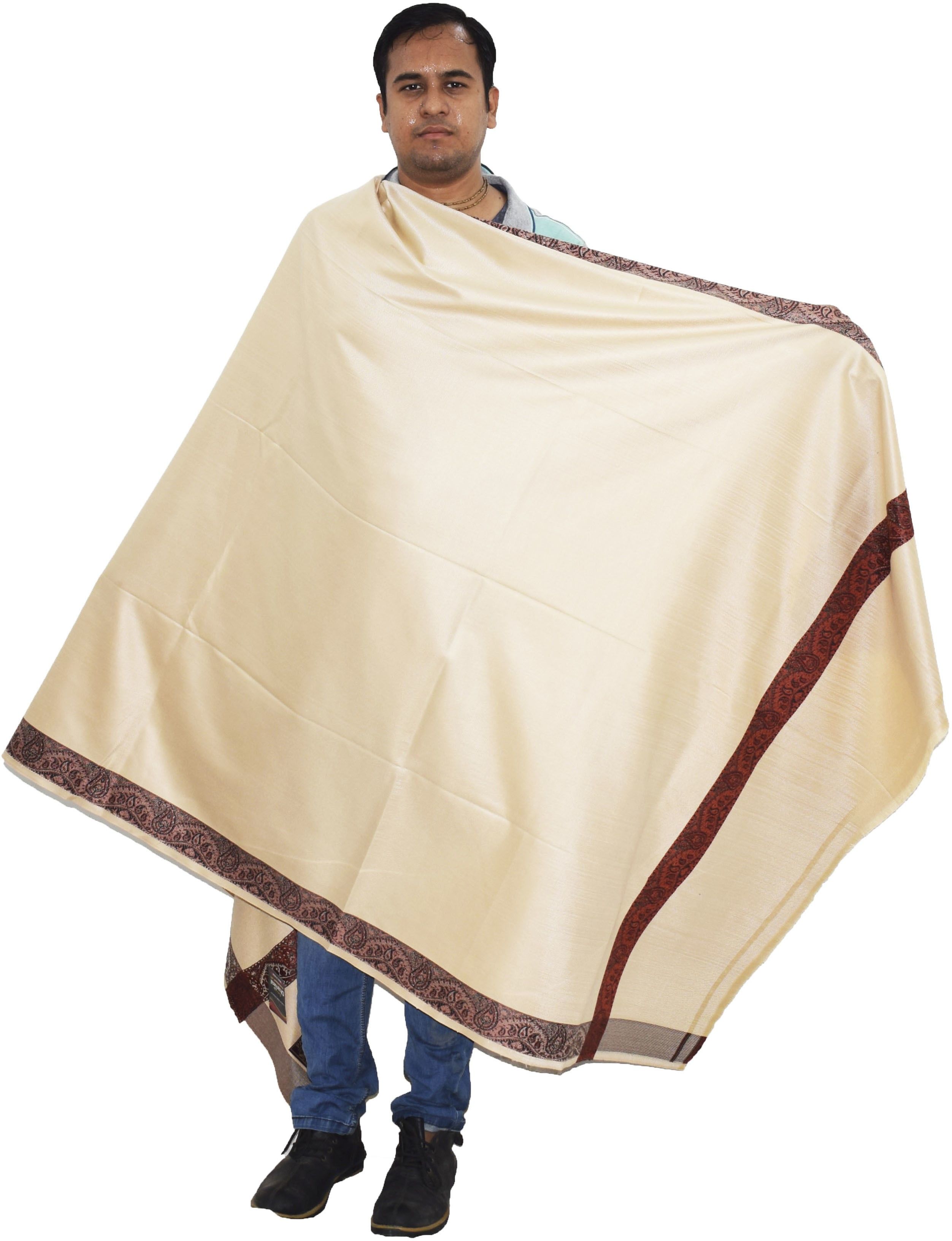 Vrinde Wool Self Design Men, Women Shawl-picture-20