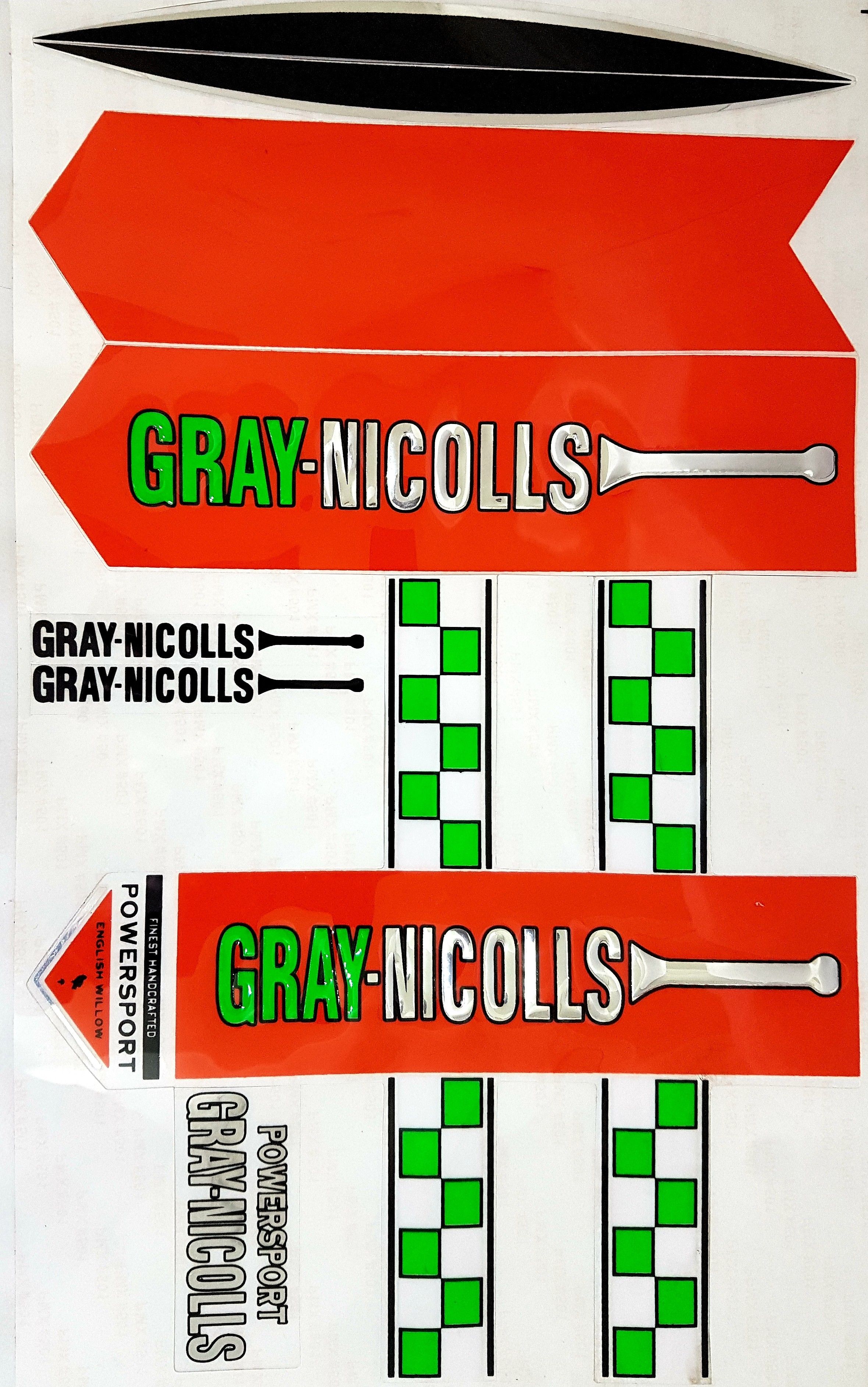 Gray Nicolls Cricket Bat Sticker 3D Embossed Premium Bat Sticker-image-21