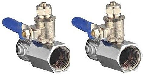 ge filtration Inlet Coupling + Valve/Connector Ro/Uv/Water Filter Purifier 1/4" Size (D.V.Set), Rust Free, Long life, (Brass Inlet Valve & Handle)Pack of 2 pc Solid Filter Cartridge-picture-28