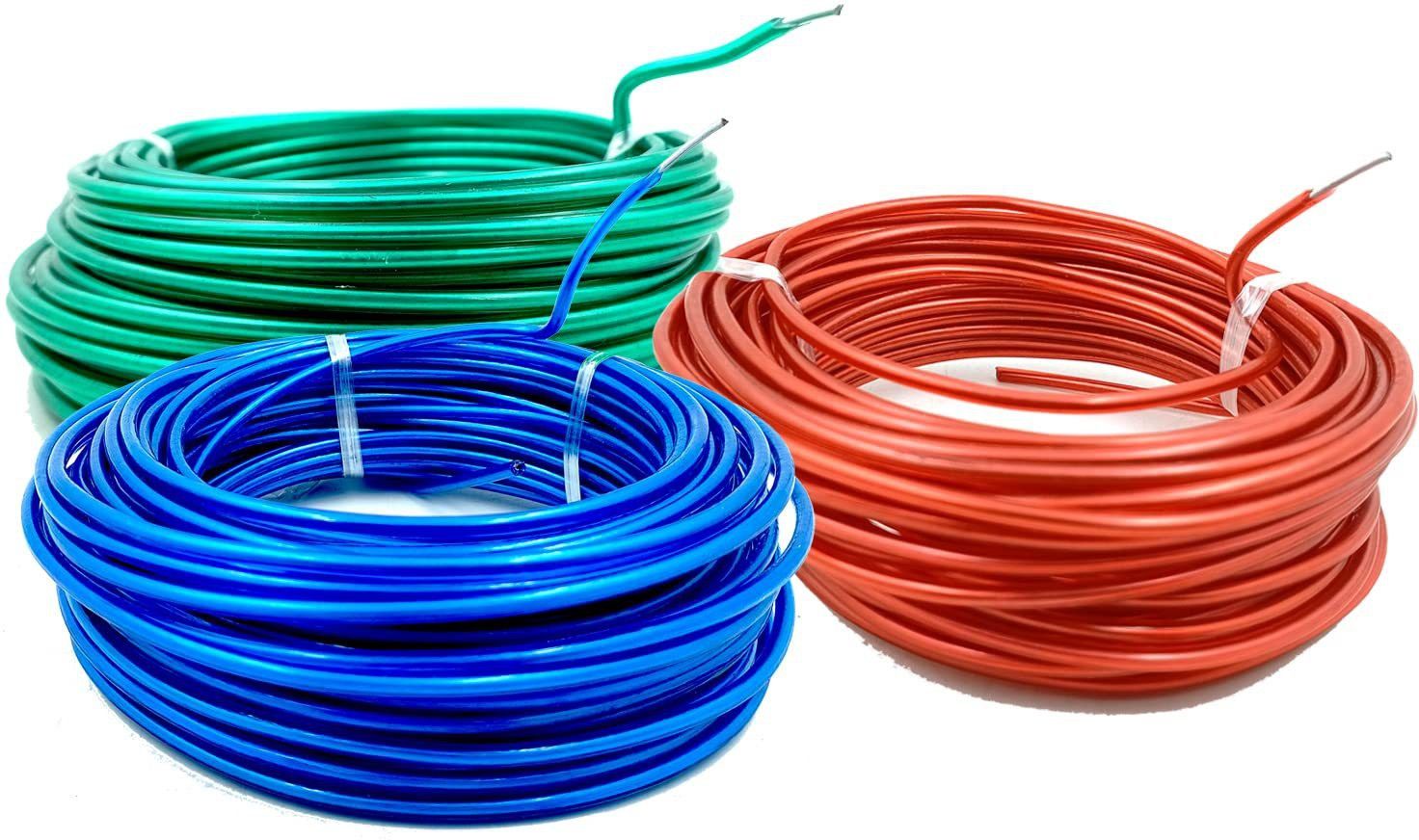 aakriti Clothesline Wire Outdoor Cable Wire Rope Laundry Hanging Drying with PVC coated Almunimum wire System Multipurpose for Outdoor/Indoor/Home/Drying Rustproof Cloth Wire Color May Vary (15 Meter) Aluminium Clothesline-picture-45