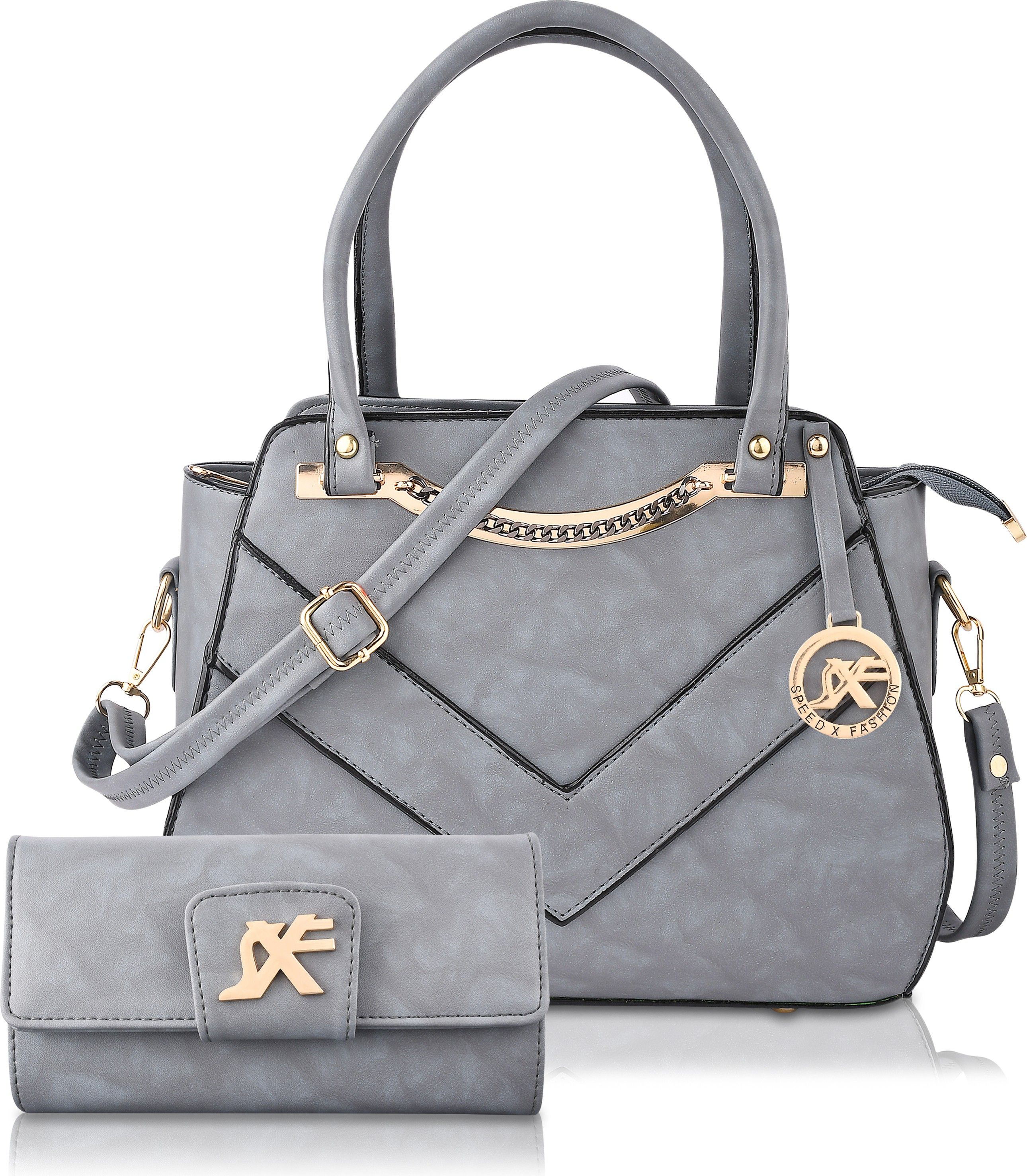 sxf speed x fashion Women Grey Hand-held Bag - Regular Size-picture-30