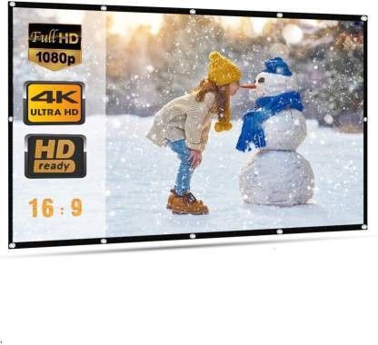 Moiz 92 inch Projector Screen,4K HD Portable Video Screen Foldable Anti-Crease Indoor Outdoor Screen for Home, Office, Classroom (80" Inch (W) x 45" Inch (H)) (Width 213.36 cm x 121.92 cm Height) Projector Screen (Width 213 cm x 121 cm Height)-image-27