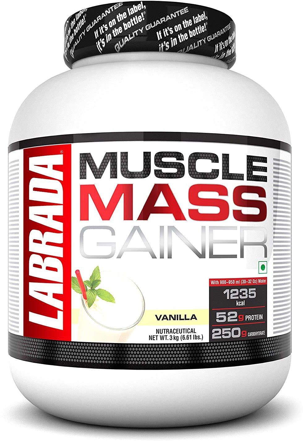 labrada Muscle Mass Gainer Vanilla | Weight Gainer with Protein | 3 Servings Weight Gainers/Mass Gainers-picture-44