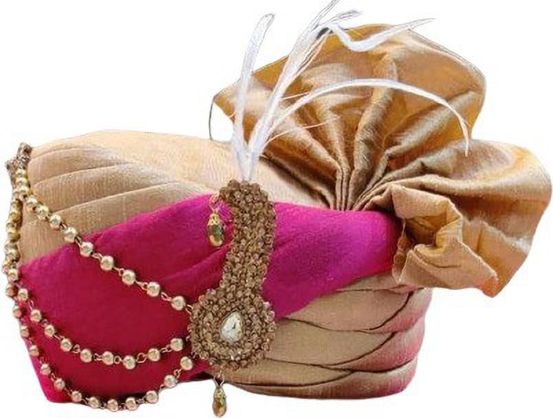 PANKSHRI ENTERPRISE Self Design, Solid, Embellished Pagri-picture-12