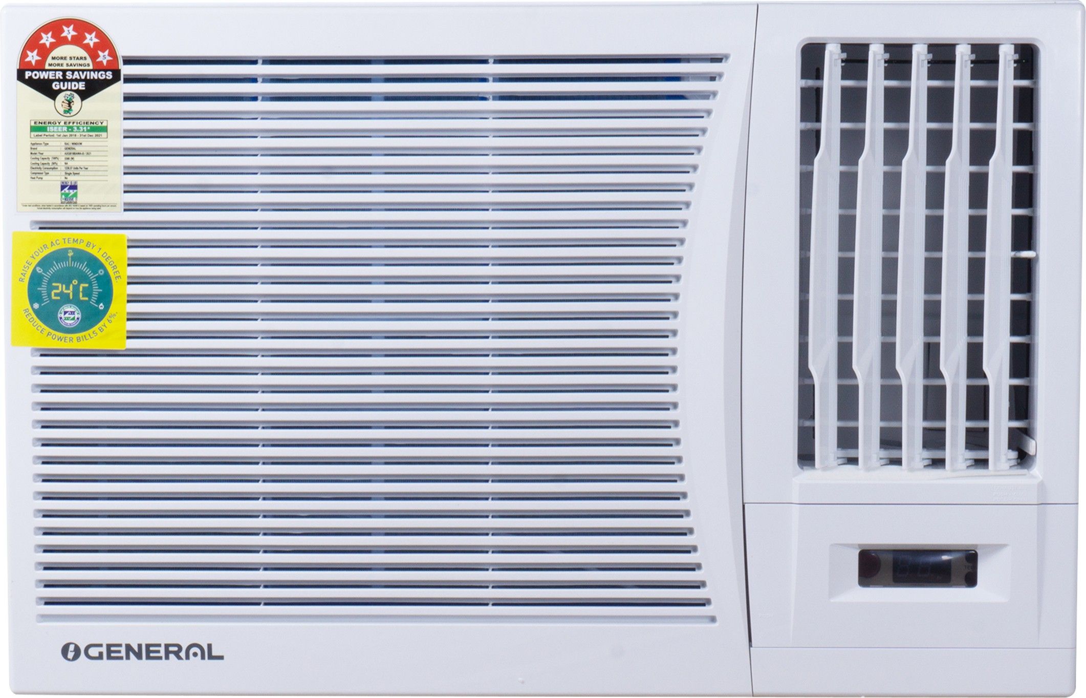 1 Ton 4 Star Window AC- White-image-17