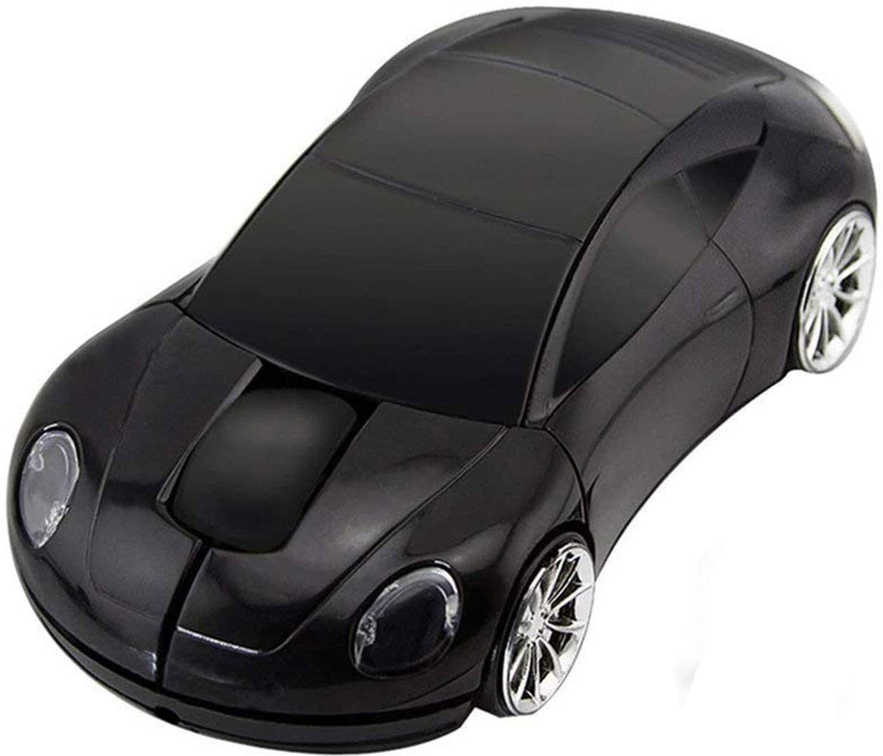 microware 2.4GHz 3D Car Shape Wireless Optical Mouse Office Mouse USB Office Mouse with Receiver for PC Laptop Wireless OpticalGaming Mousewith Bluetooth image 1