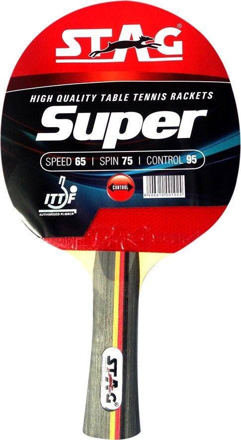 stag Super Red, Black Table Tennis Racquet-picture-19