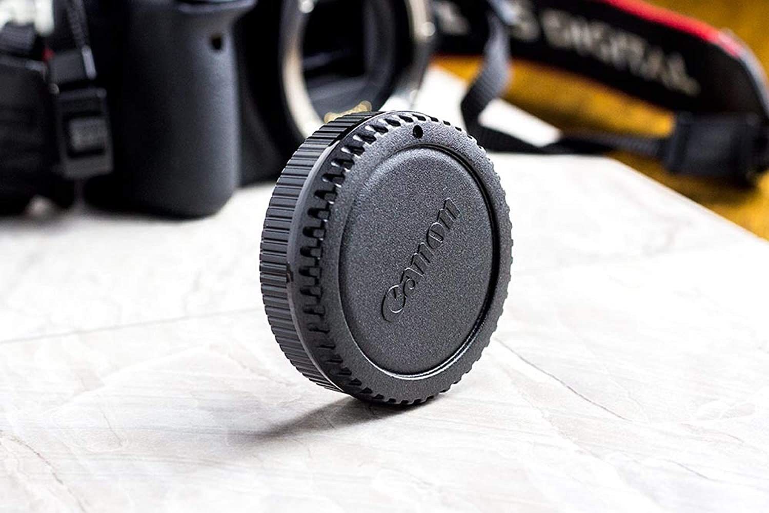 SUPERNIC Camera Body Cap and Camera Rear Lens Cover for Canon EOSLens Cap-image-12