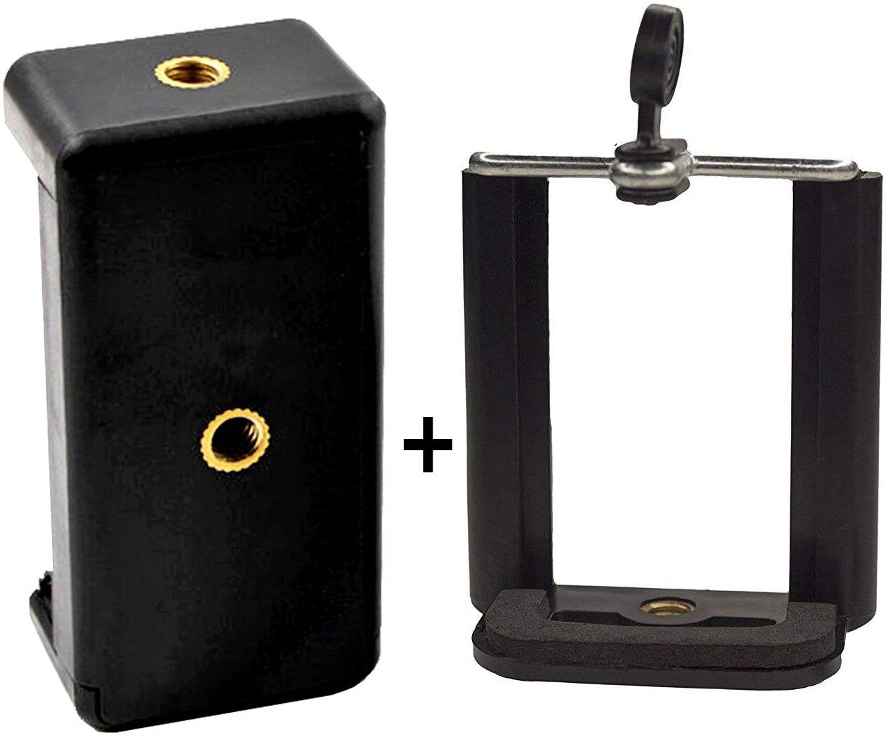 POZUB Universal Tripod Clip Holder Clip for Mobile Camera Holder and Tripod Mount Holder Monopod Holder clip +2 Hole Mobile Clip Mount Adapter/Adjustable Clamp mobile clip|| Mobile clip stand|| Mount Adapter Mobile Phone, Smartphone’s, Selfie Stick & All Types of Tripods mobile holding clip Camera Holder|| Monopod Mount Adapter Mobile Camera Holder and Tripod Mount Holder Clip/Mount Adapter/Adjustable Clamp and 360 Degree mobile clip, Mobile Phone Tripod, Monopod, Monopod Kit, Tripod Ball Head, Tripod Bracket, Tripod Clamp, Tripod Kit Flash Shoe Adapter