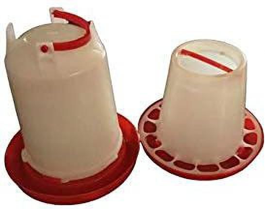 tm&w Best for Chicken, Quail and All Other Birds Feeders & Drinkers- (1.5 Litre Drinker. 1.5 kg feeder) Common Bird Feeder-picture-40