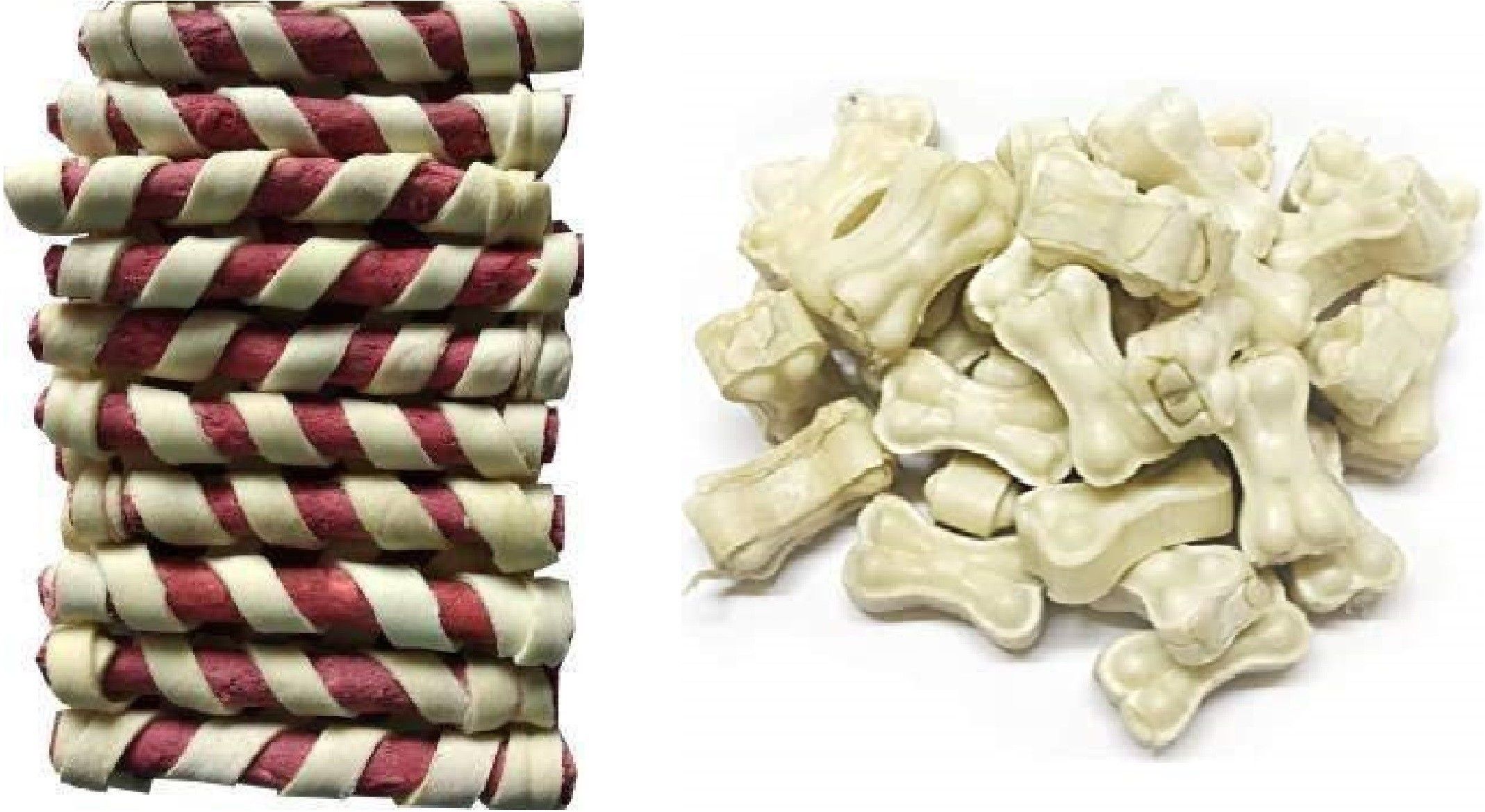 pet n perry Combo Pack Mutton Spiral Munchy & 2 Inch Calcium Bone 100-100gr Mutton Dog Chew-picture-32