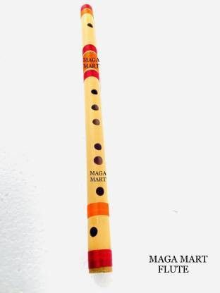 maga mart Flutes C Natural Base Right Hand Indian Bansuri Size 20 Inches Bamboo Flute-picture-28