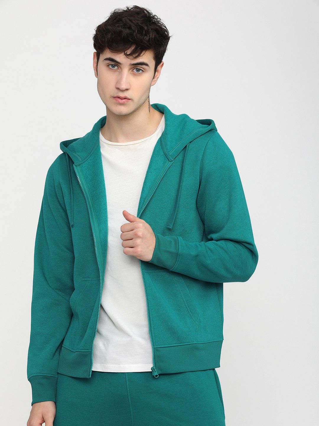 highlander Men Full Sleeve Solid Hooded Sweatshirt-picture-17