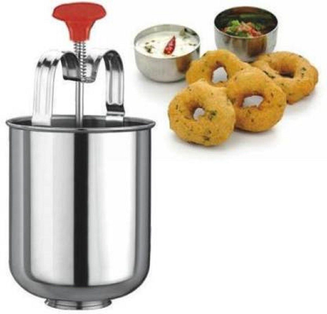 Stainless Steel Medu Vada Maker With Stand Vada Maker