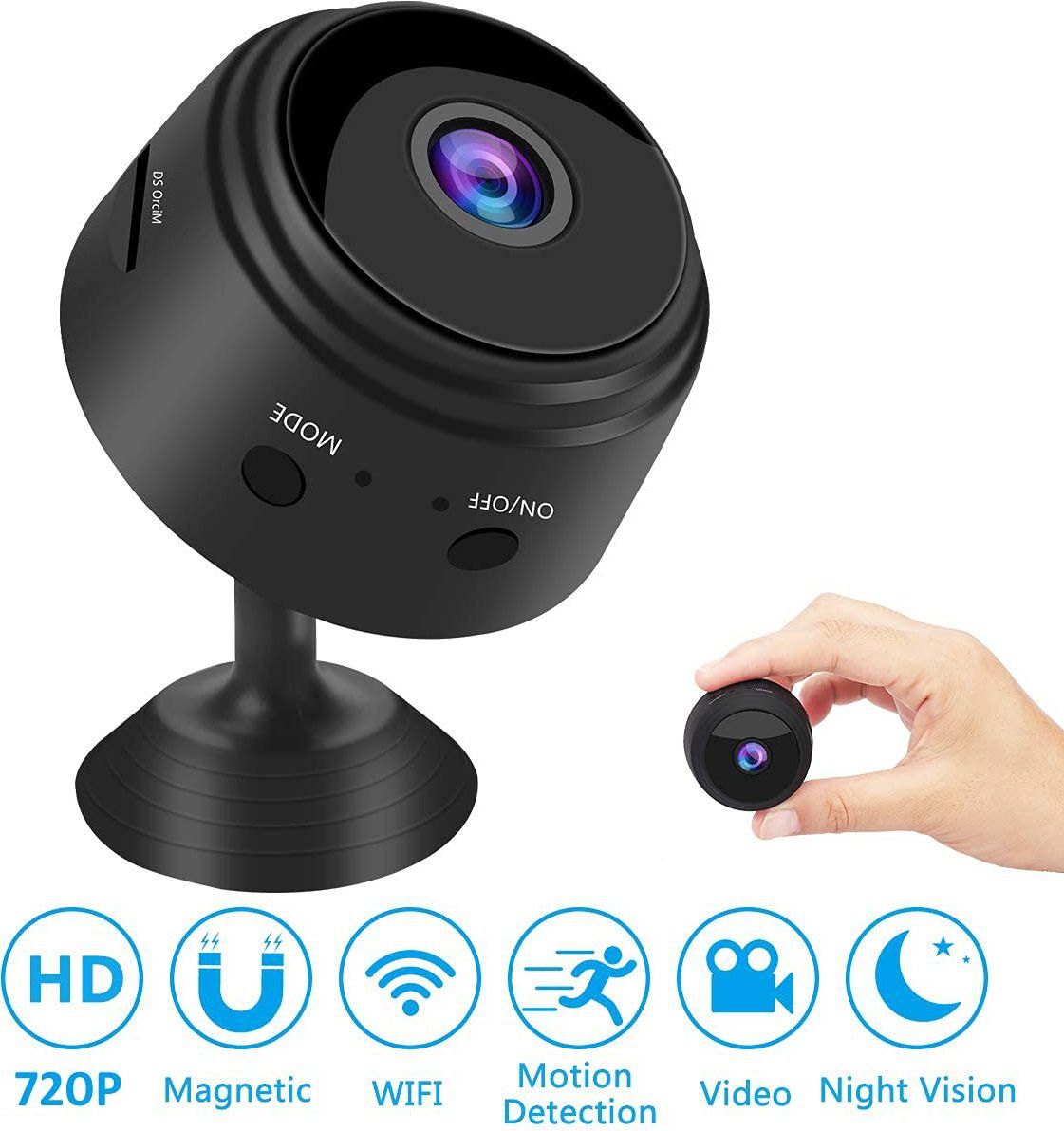 Bzrqx Mini HD WIFI Wireless Video Camera Full HD 1080P Night Vision Motion Sports and Action Camera-picture-33