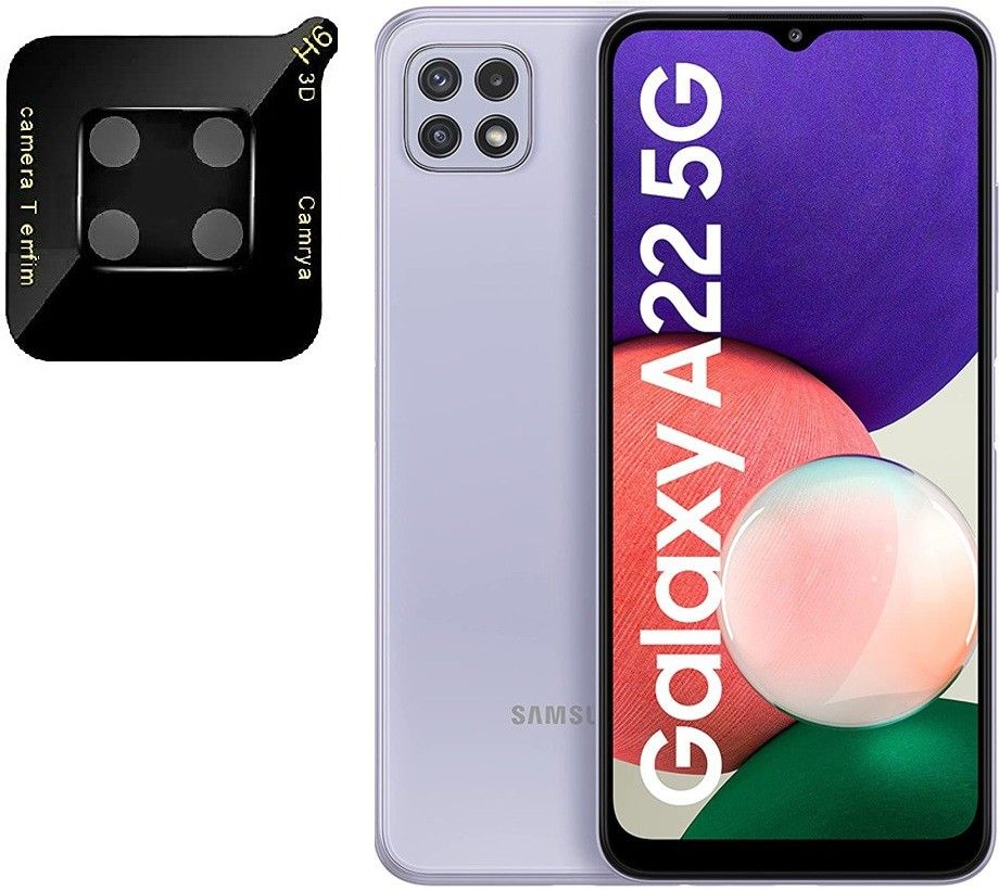 Casesily Camera Lens Protector for Samsung Galaxy A22 5G Scratch Resistant 9D Rear Camera Glass Protector-picture-56