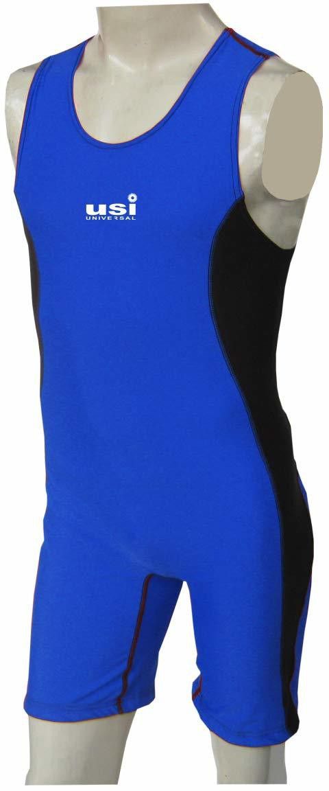 Wrestling Suit for Men (419WSM) Blue Size Small Solid Men Red Swimsuit Striped Men Blue Swimsuit