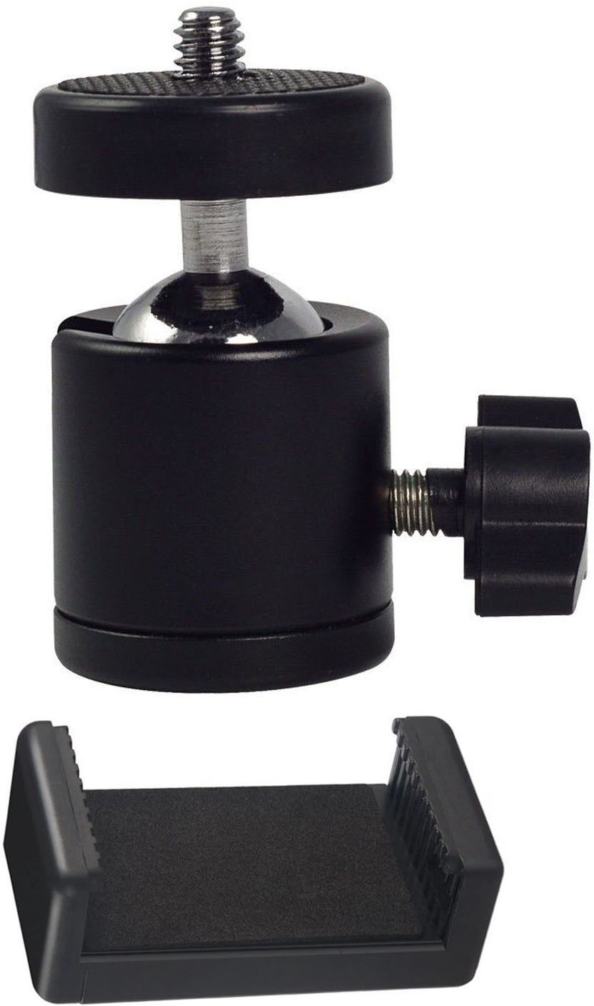 Yantrash New Arrival Ball Head And Mobile Clip for Tripod with Mobile Holder Mount Adapter|Camera Stand Clip Bracket Screw Lock Mobile Holder with Vertical and Horizontal Mode Video Recording|Compatible with All Mobile Phone, Tripods and Cameras Monopod, Tripod, Tripod Kit, Tripod Ball Head, Tripod Bracket, Tripod Clamp, Monopod Kit Tripod Ball Head-image-22