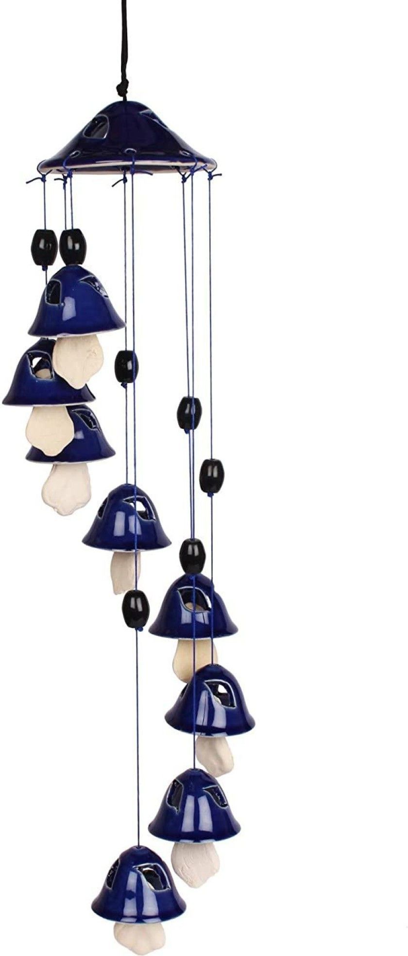 luminescence enterprises Ceramic Blue Colour Wind Cheme Ceramic Windchime-picture-11