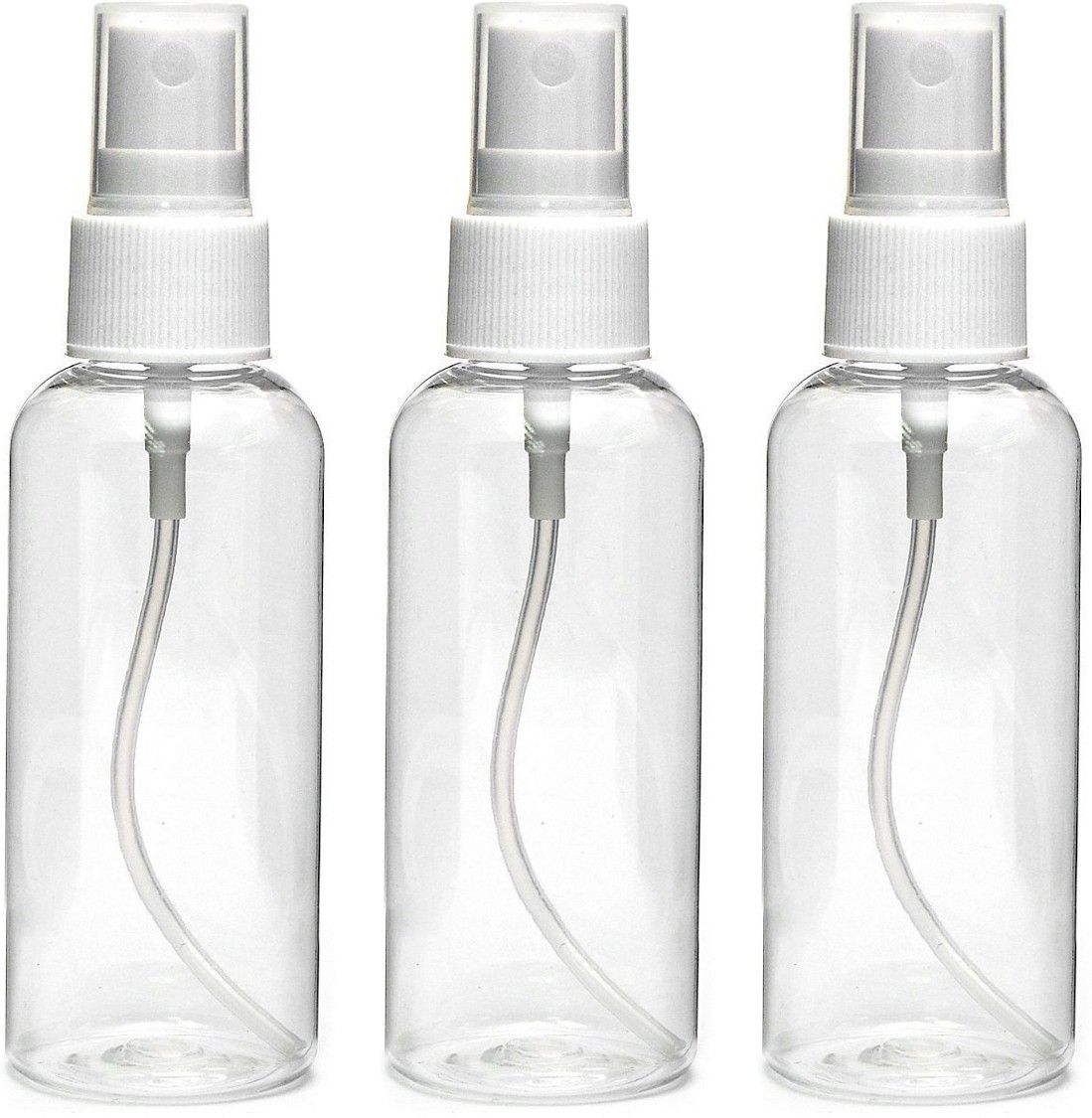 Transparent Plastic Empty Refillable Reusable Fine Mist Spray Bottle with Dust Cap 50 ml Bottle-image-29