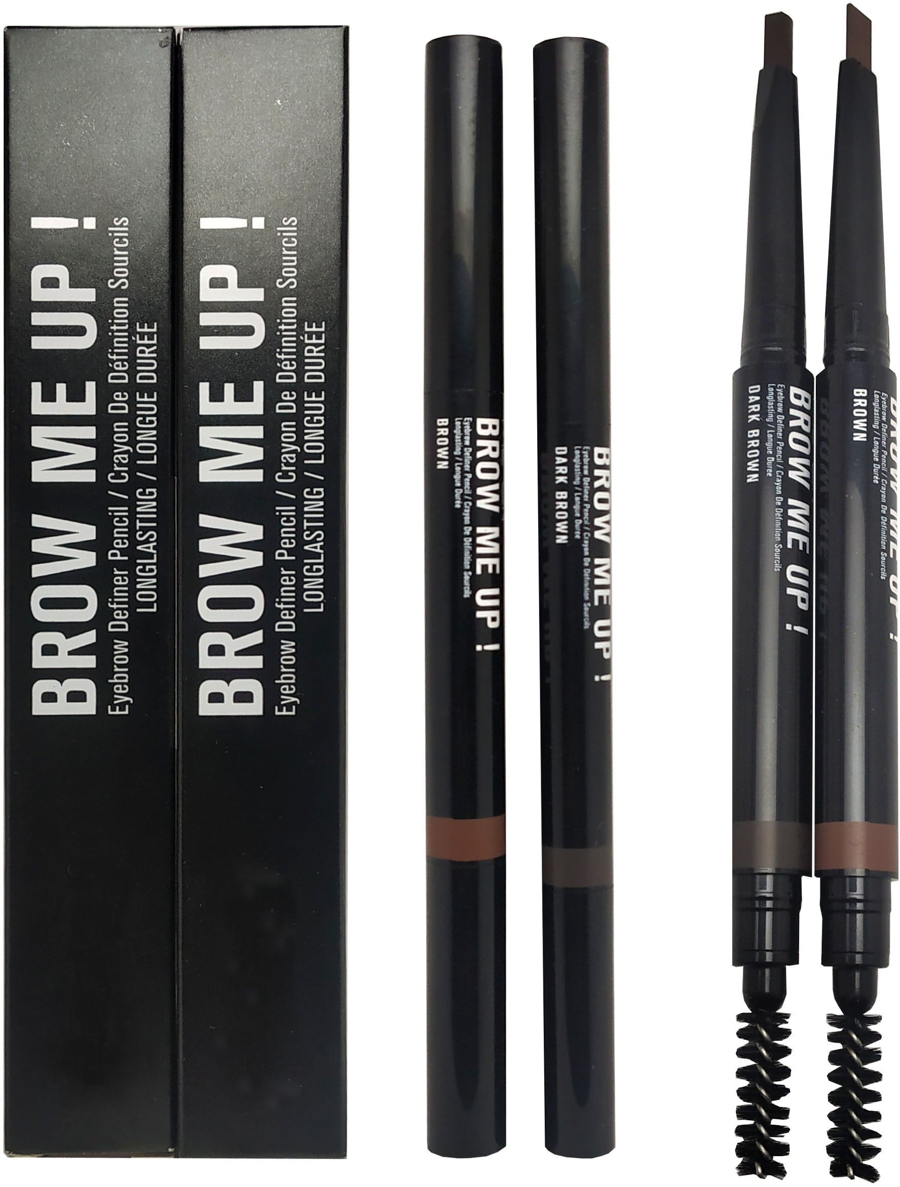 Brow Me Up Eyebrow Definer Pencil Brown and Dark Brown-image-38