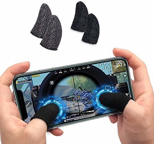 PubG Mobile Gaming Thumb Sleeves Professional Touch, Anti Slip (2 pair) Finger Sleeve-image-40