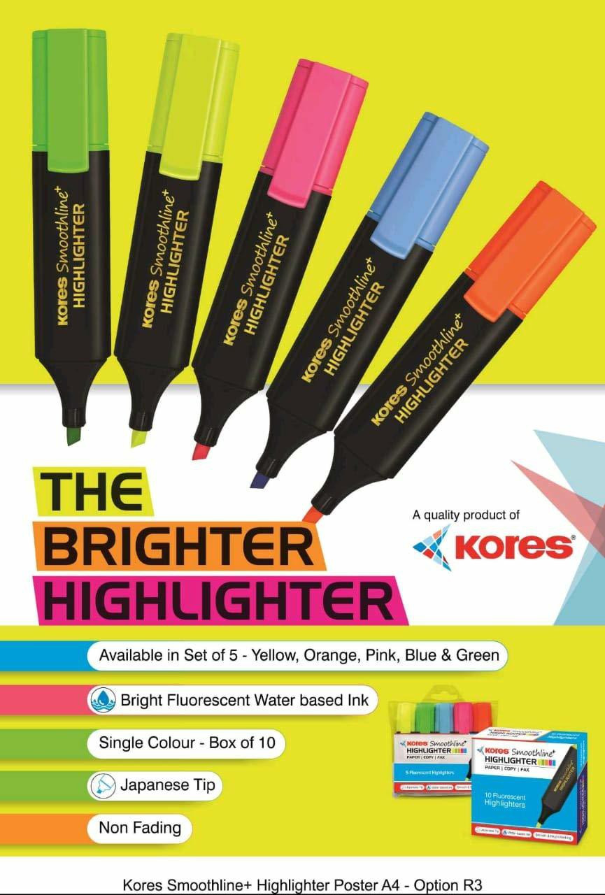 kores Smoothline 5 Fluorescent highlighter image 1
