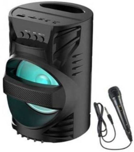 ROAR MYL_705C_LZ 4104||WS-04|| Karaoke Speaker With Mic Super Bass Bluetooth Wireless Portable compatiable With all smart phones || Karaoke Bluetooth speaker with SD card and USB slot Wireless Bluetooth Multimedia Speaker || Wireless Speaker Ultra Loud Stereo sound || Bluetooth Speaker for Desktop PC|| Bluetooth Speaker Home Audio|| Perfect for home DJ audio player and DJ for outdoor activities || FM , Aux, TF, Speaker Phone / Wireless Speaker Compatible with all your devices. 15 W Bluetooth Party Speaker-image-41