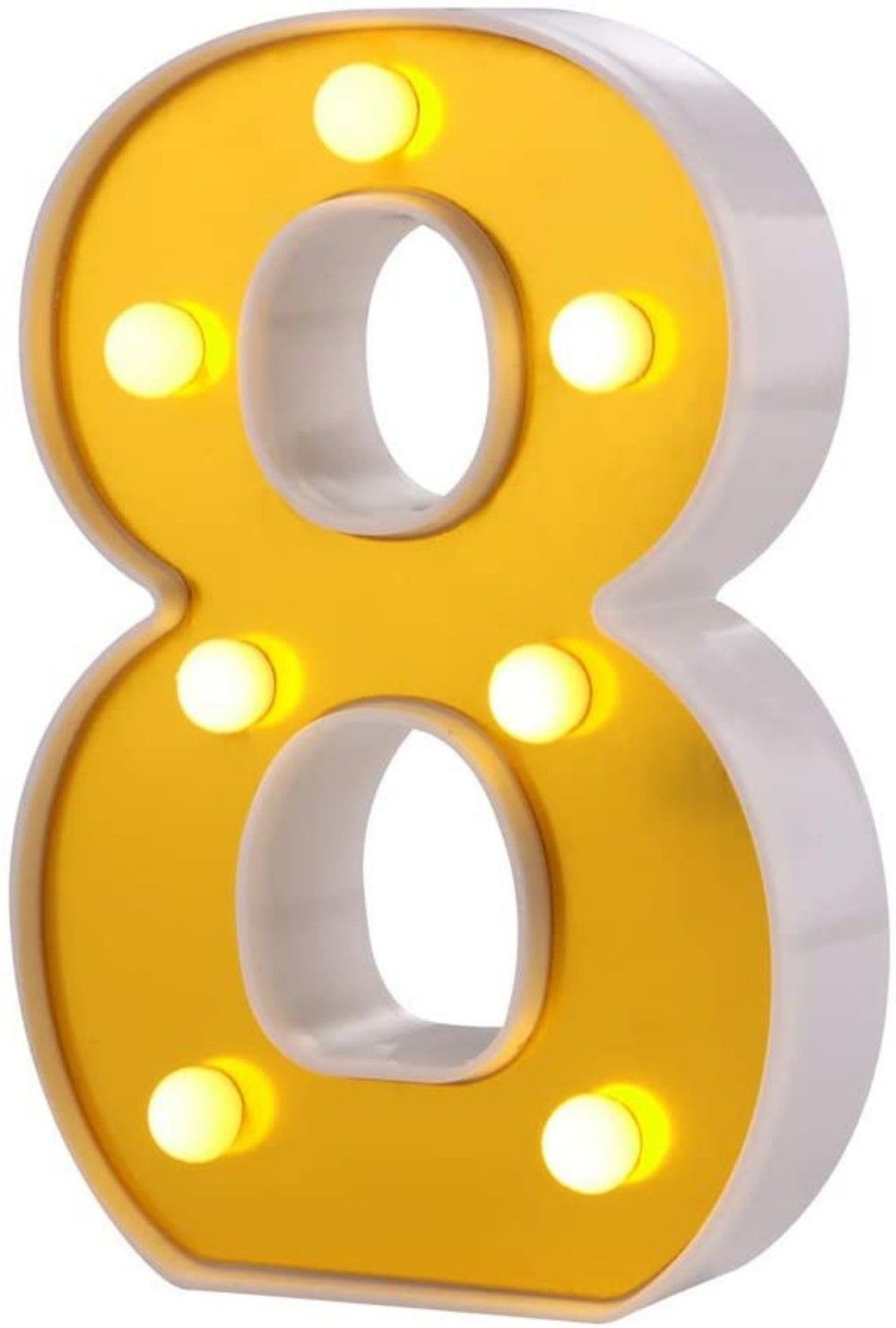 LED Marquee Letter Lights Sign, Alphabet LED Lights for Home Party Wedding Decoration - 8 Table Lamp-image-38