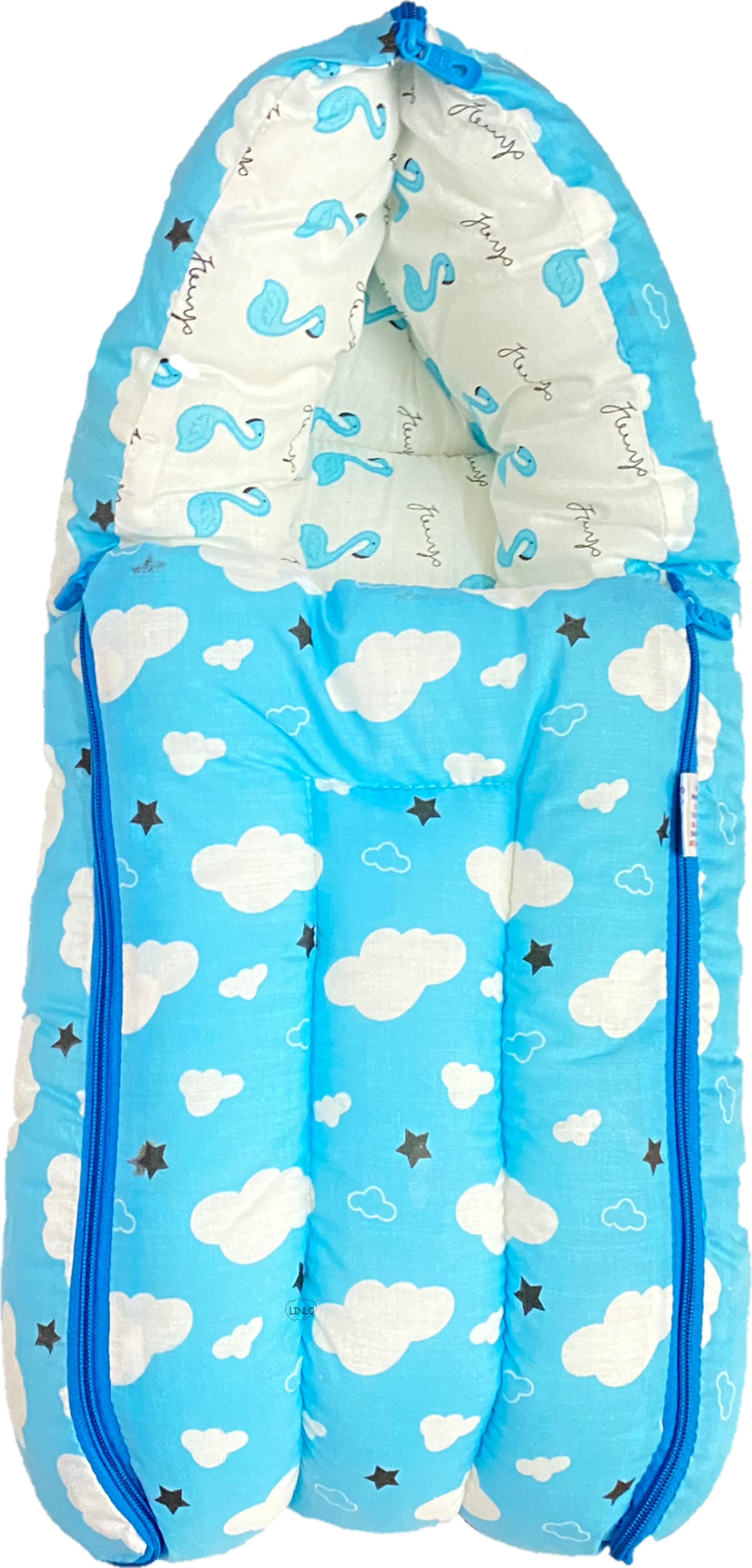 Cloudy 3 in 1 Baby's Cotton Bed Cum Carry Bed Baby Sleeping Bag for Baby Bedding Sleeping Bag-image-27