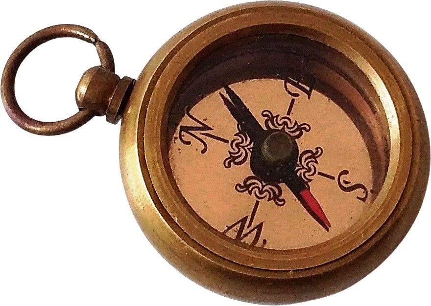 shoptreed Antique Finish Nautical Brass Compass Compass-picture-32