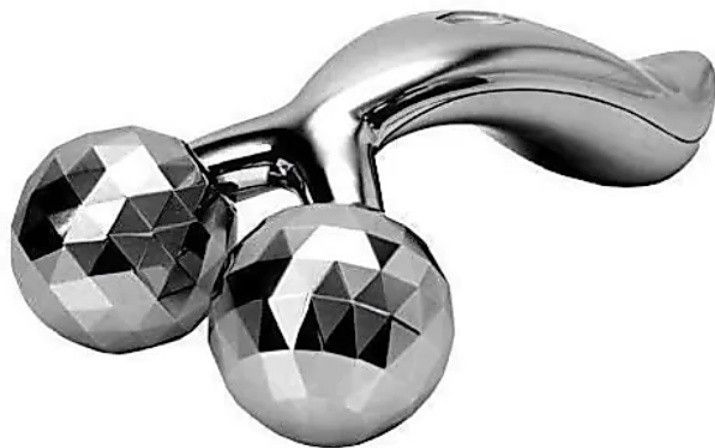 3D Massager 3D Y Shape Manual Roller Face Body Massager Skin Lifting Wrinkle Remover Facial Massage For Relaxation,Tightening and slimming, facial massager tool for skin glowing men women Massager(Silver or other colour),Design may vary than described images-image-6