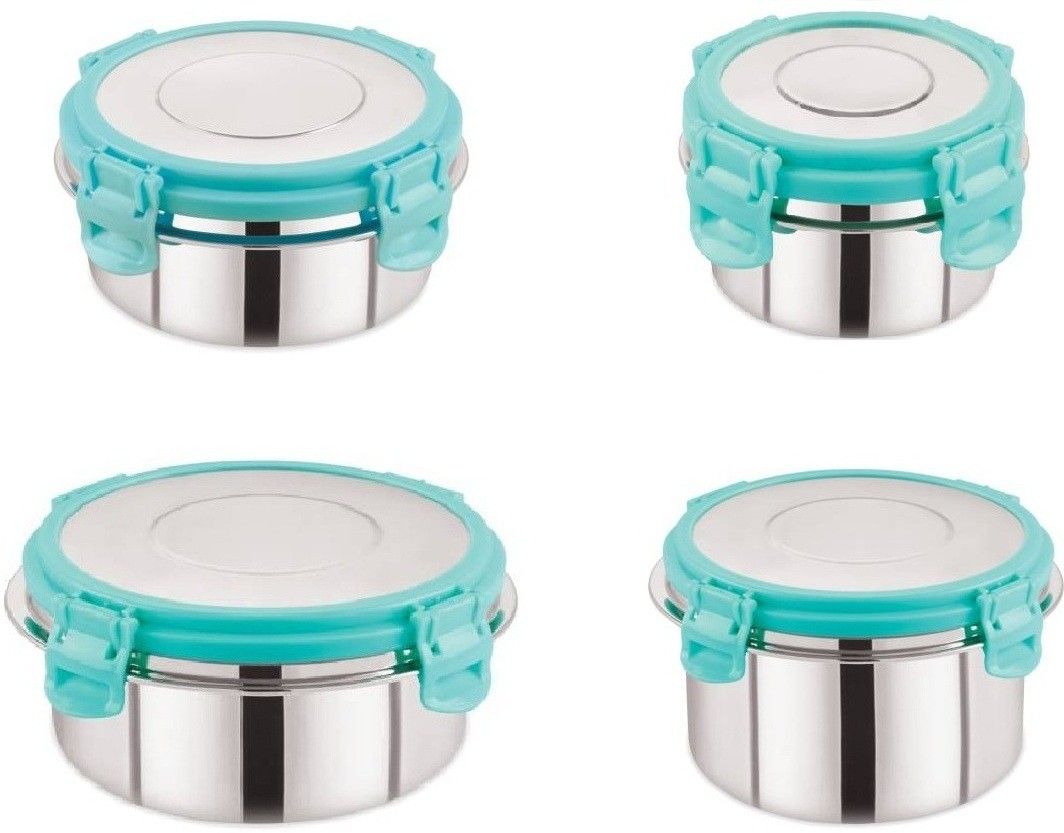 Fusion Airtight Stainless Steel 4 Containers Lunch Box-image-23