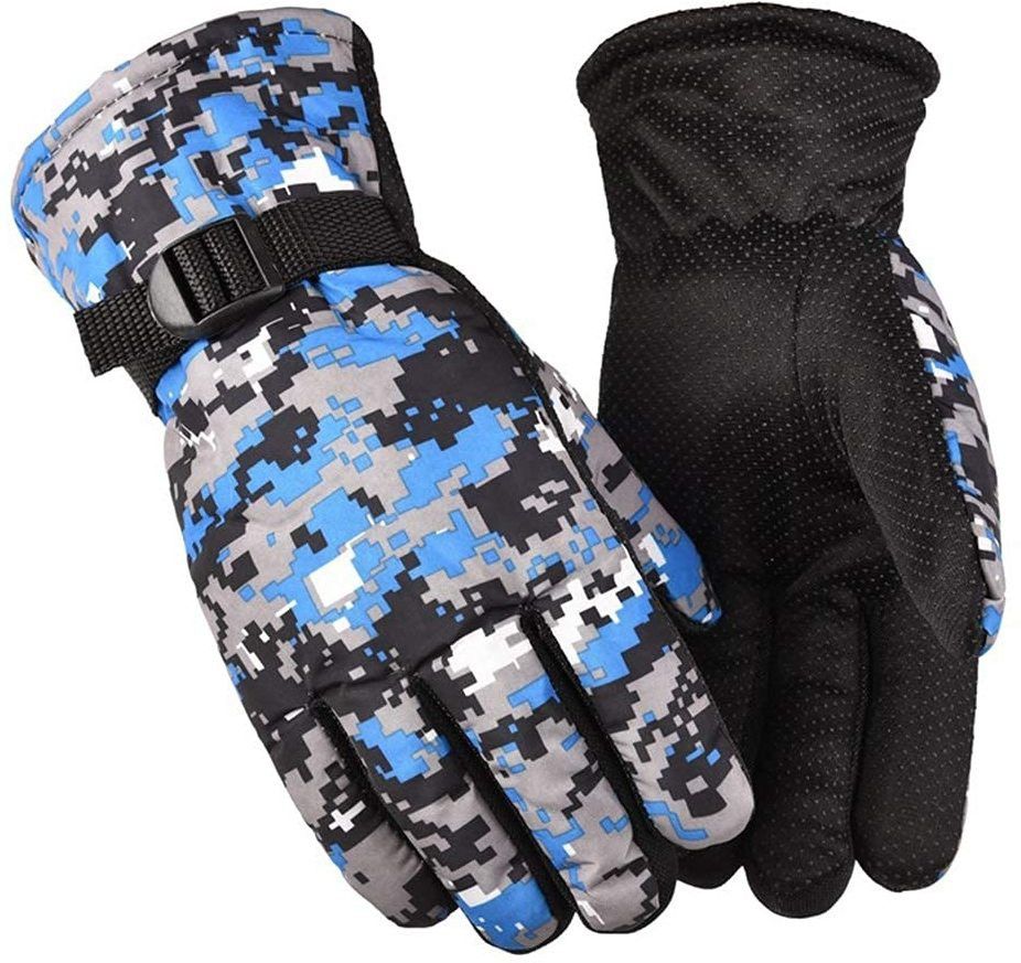 Printed Winter Men Gloves-image-35