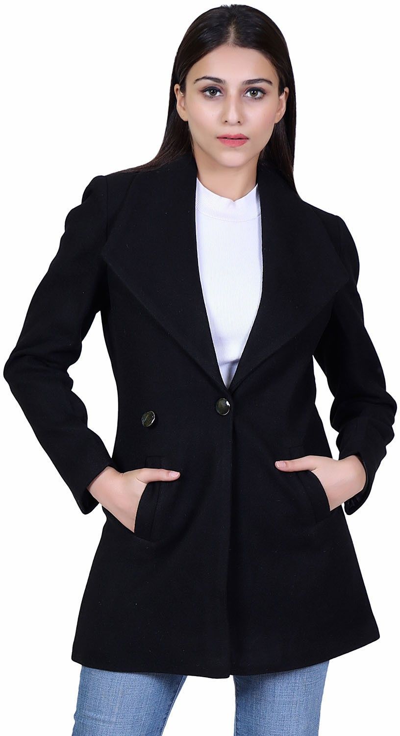 comfy sparrow Women Solid Double Breasted Casual Blazer-picture-27