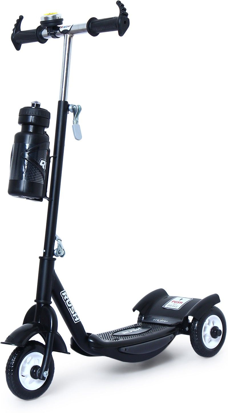 FunRide Kids Scooter - RUSH Three Wheel Kick Scooters for Boys and Girls with SIPPER, BELL, Adjustable Height and Rear Brake - 3 Wheels Skate for Age 3 -10 Years-image-23