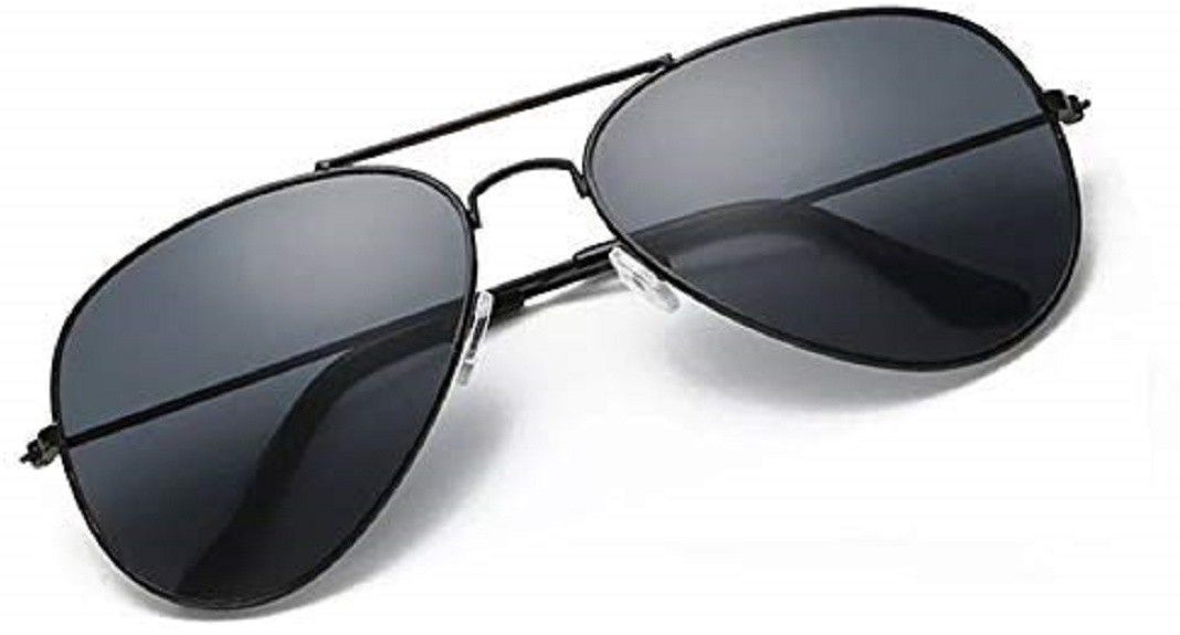 shiv UV Protection, Polarized, Gradient, Mirrored Aviator Sunglasses (55)-picture-16