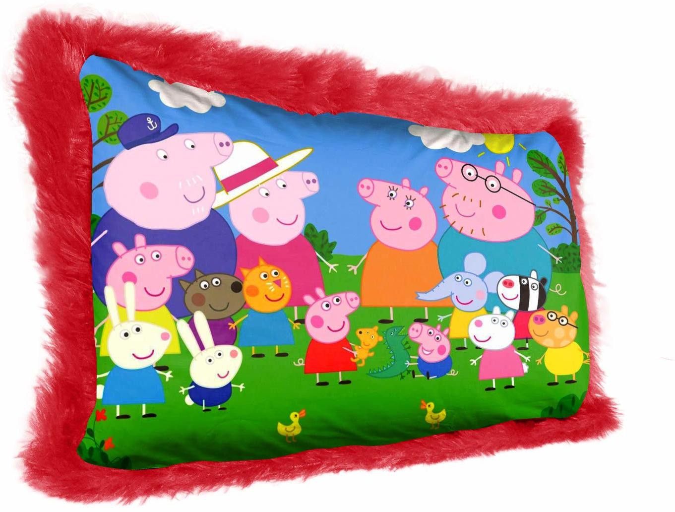 kioni Microfibre Baby Pillow Pack of 1 Toons & Characters Cartoon Pillow For Kids, Baby, Children Perfect For Travel, Living Room, Bedroom-picture-6