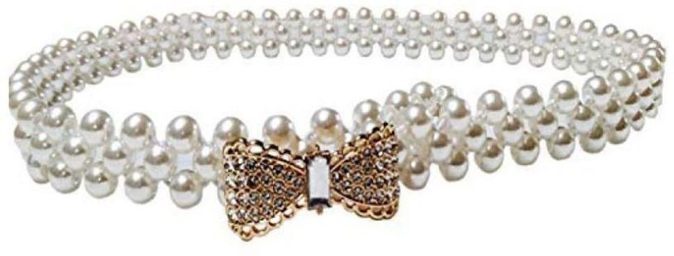 trexee Women Party, Evening, Formal, Casual White Metal Belt-picture-24
