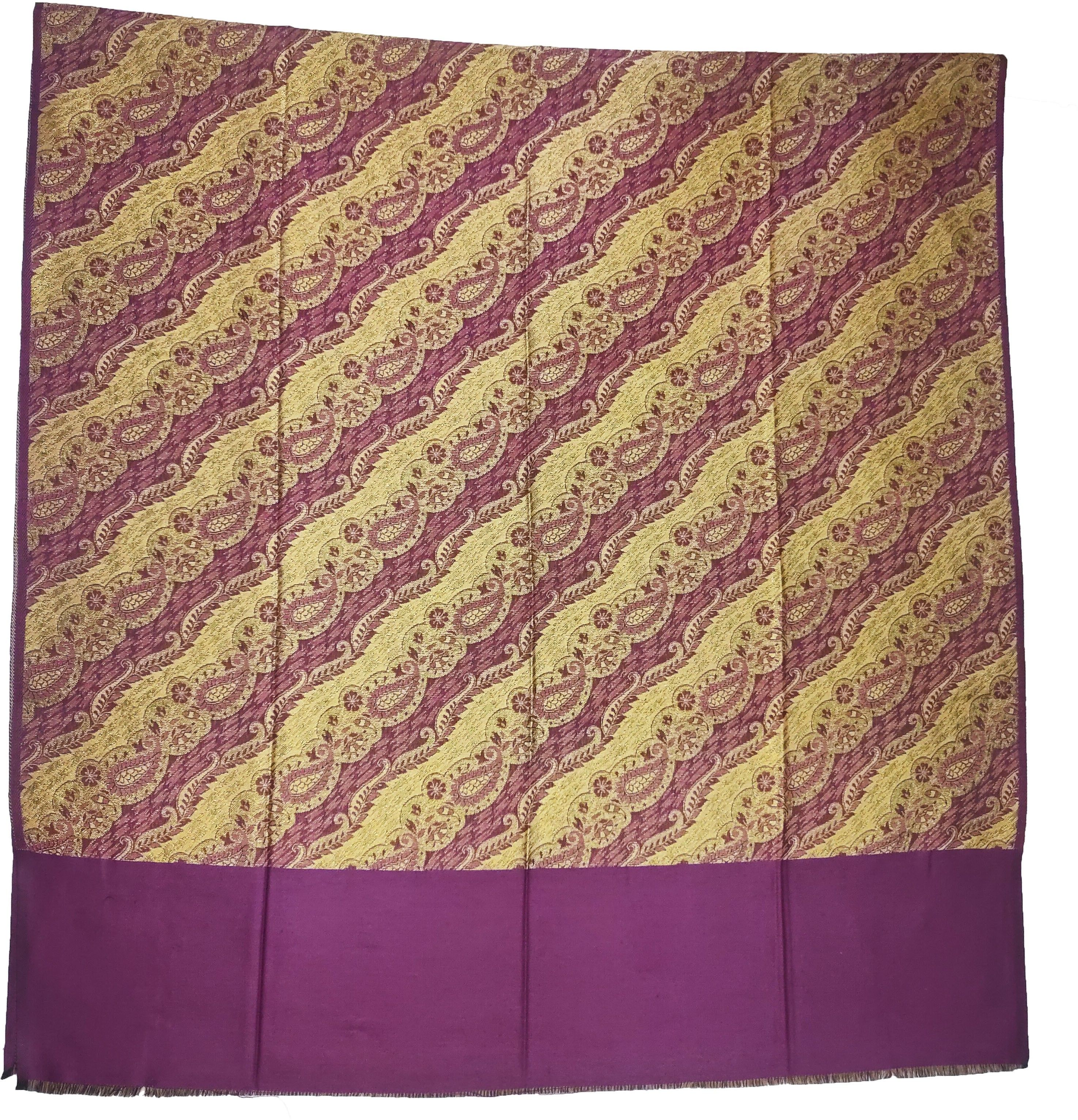 Sprha Wool Woven, Paisley Women, Men Shawl-picture-18