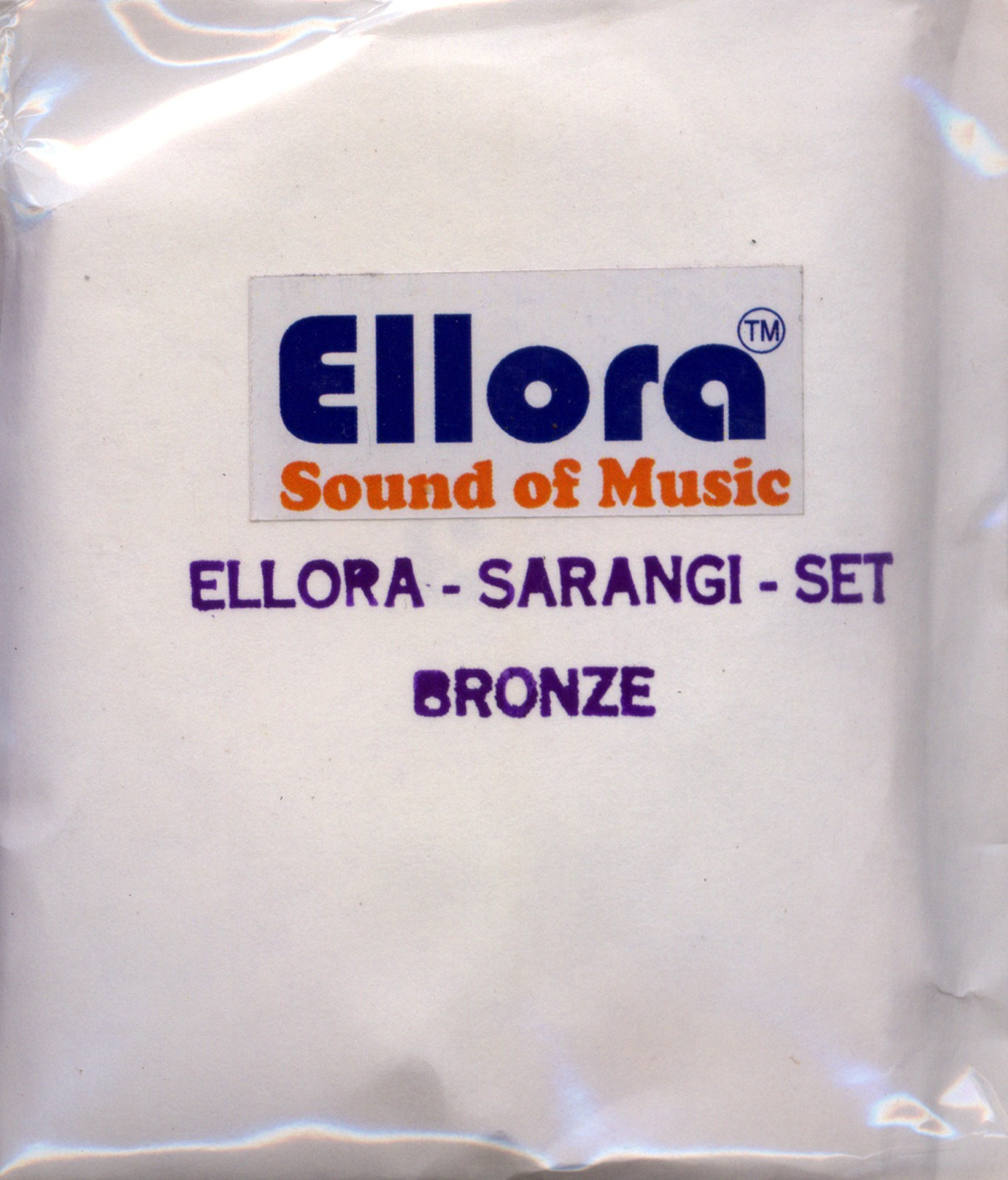 ellora Sarangi Strings set Bronze Professional with Sympathetic Tarabh without Gut Veena String image 1