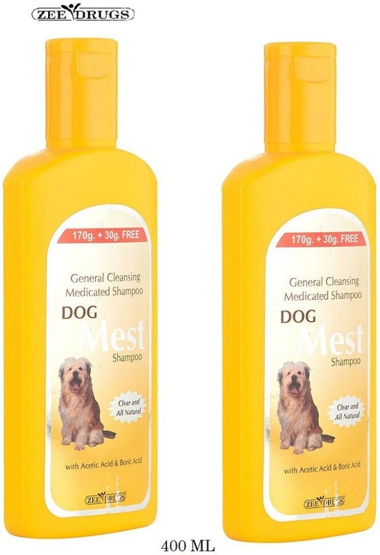 Dog Mest General Cleansing Medicated Shampoo (Pack Of 2) Flea and Tick, Anti-itching Natural Dog Shampoo-image-19