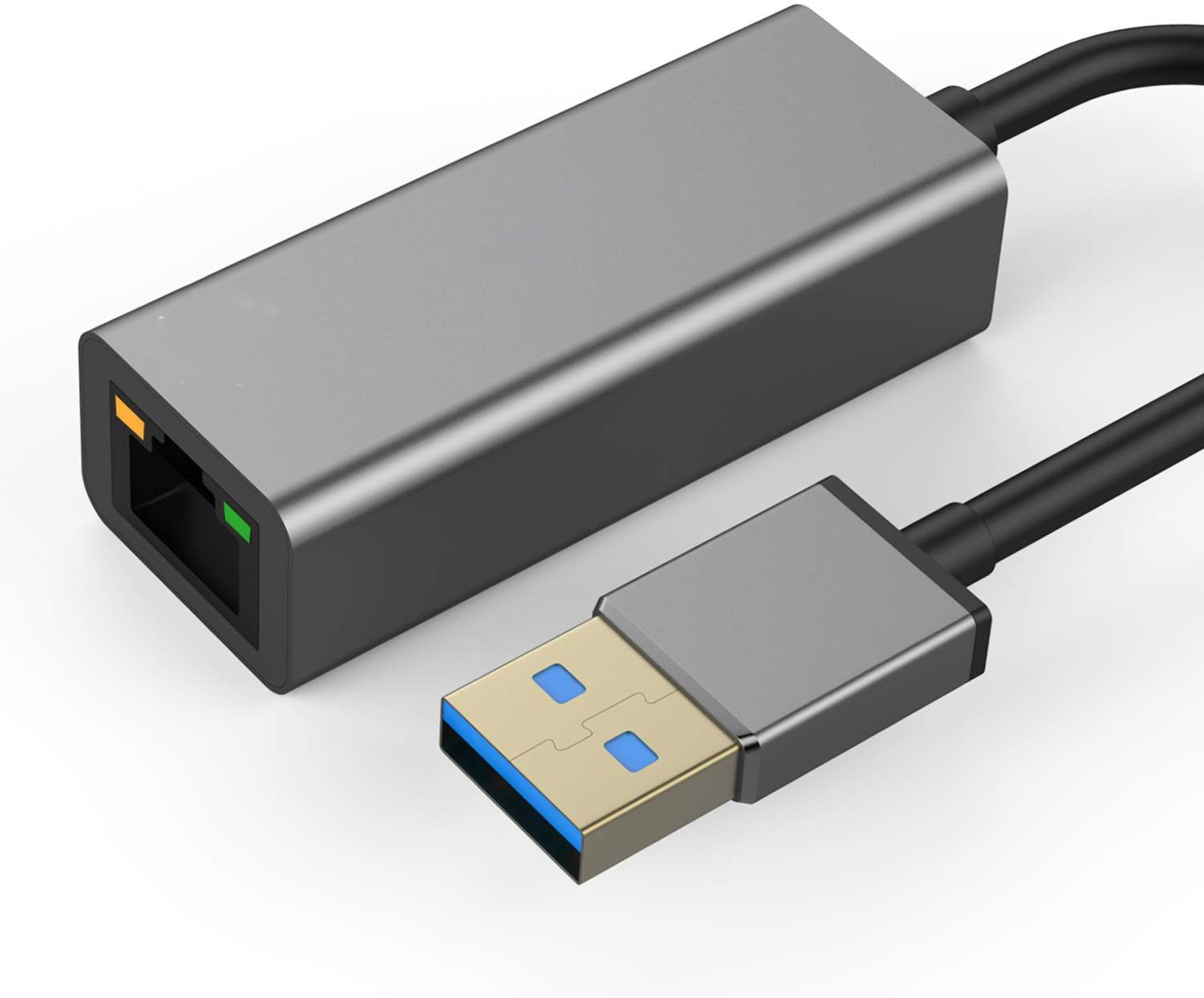 microware USB Giga to LAN USB 3.0 1000 Mbps High Speed Network Adapter Cable Extension Fastest Lan Adapter-image-28