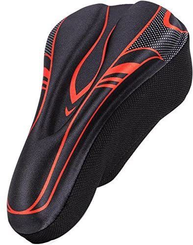 Bike Bicycle Cycle Extra Comfort Gel Pad Cushion Cover for Saddle Seat Bicycle Seat Cover Free Size