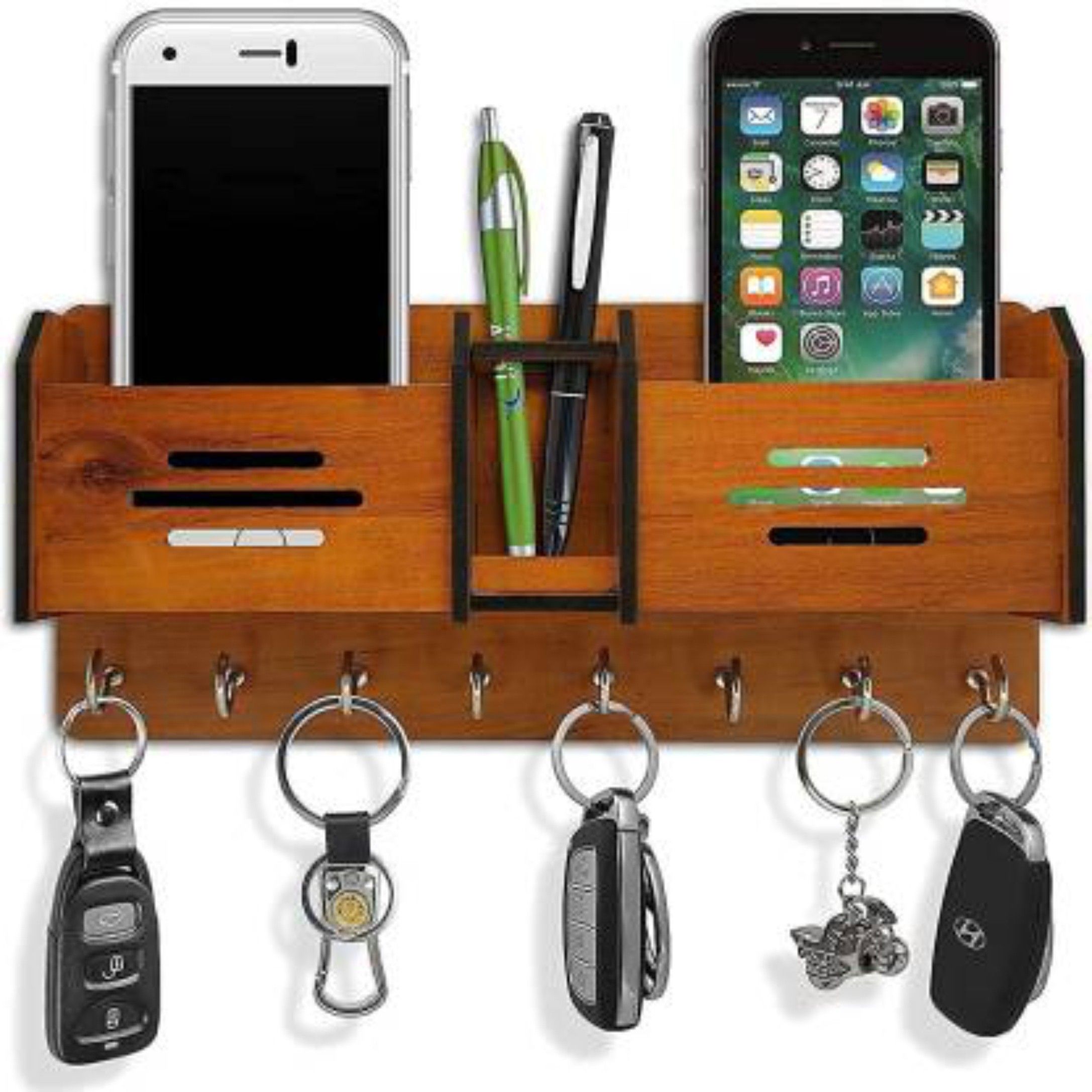 shivang craft Home Text Wooden Mdf Mobile key Holder - 01 KH Wood Key Holder-picture-16