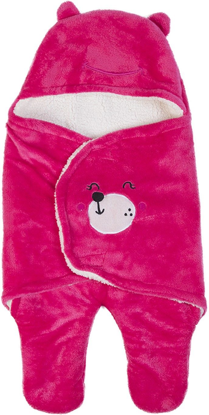 naman Solid Crib Hooded Baby Blanket for AC Room-picture-21
