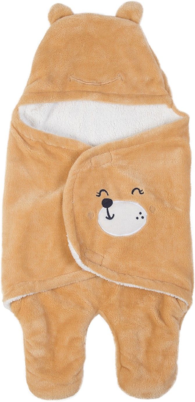 naman Embroidered Crib Hooded Baby Blanket forAC Room-picture-12