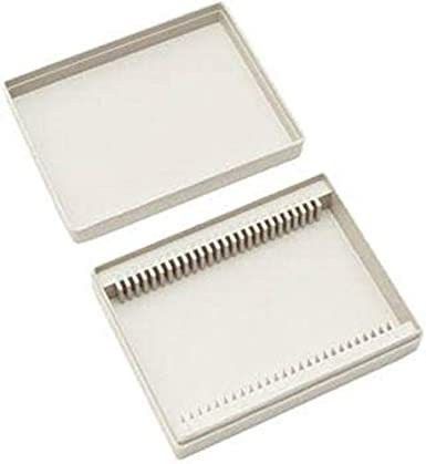 Slide box for 25 prepared slides microscope slide box with index,side box plastic Microscope Slide Box-image-5