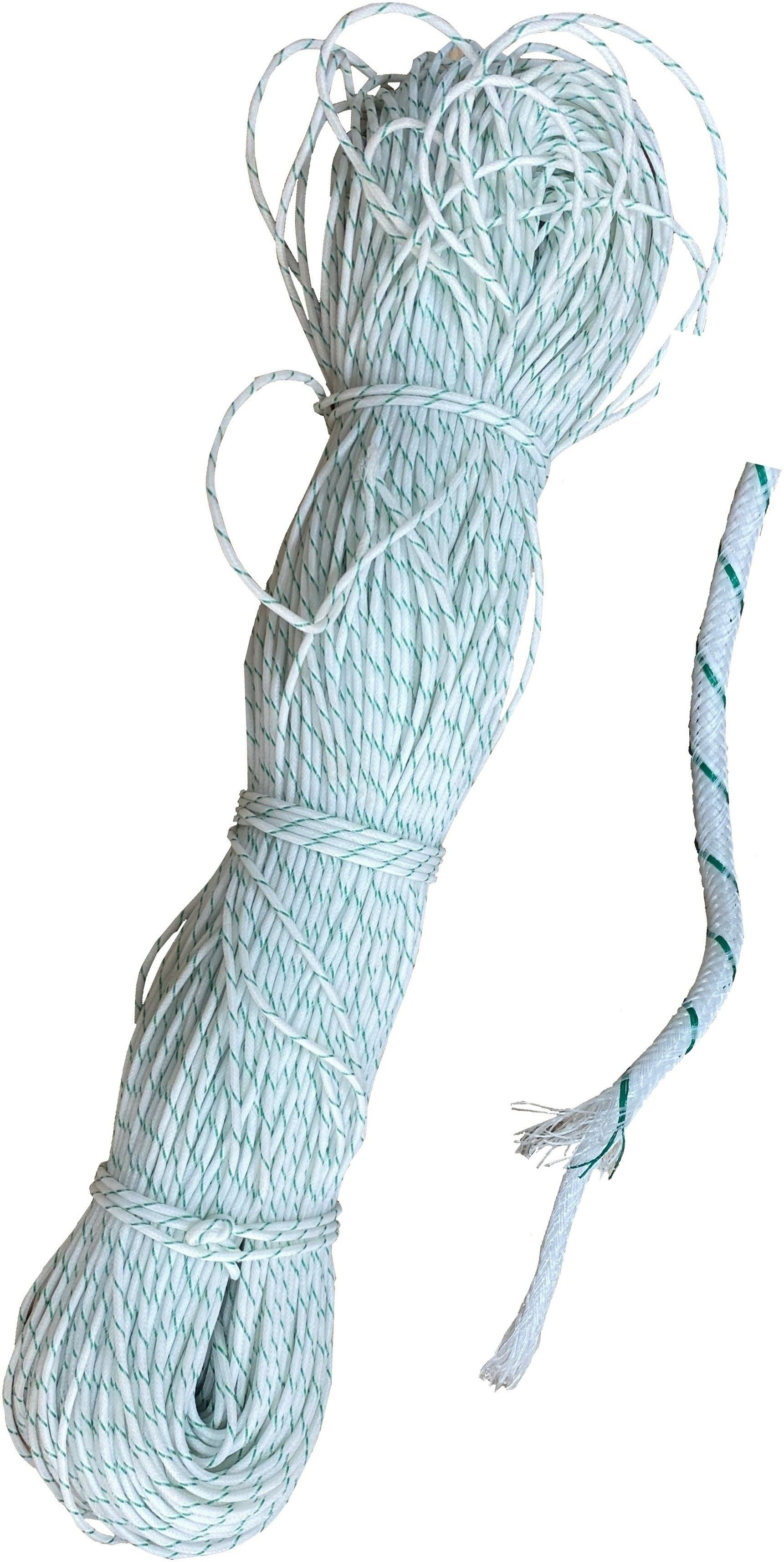 saifpro 30Meter Pure Braided Ropes Heavy Quality Line, General Purpose White-picture-23